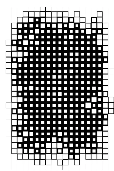 Abstrakte Oberfläche Mit Digitalen Quadraten Tapete Mit Pixeln — Stockvektor