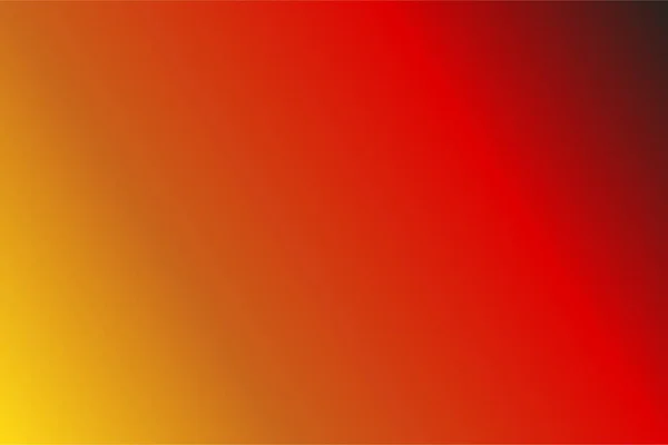 Bunte Abstrakte Verwischen Farbverlauf Hintergrund Mit Schwarz Scharlachrot Wüstensonne Gelben — Stockvektor