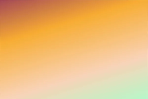Abstracte Pastel Zachte Kleurrijke Verloop Achtergrond Met Munt Perzik Mandarijn — Stockvector