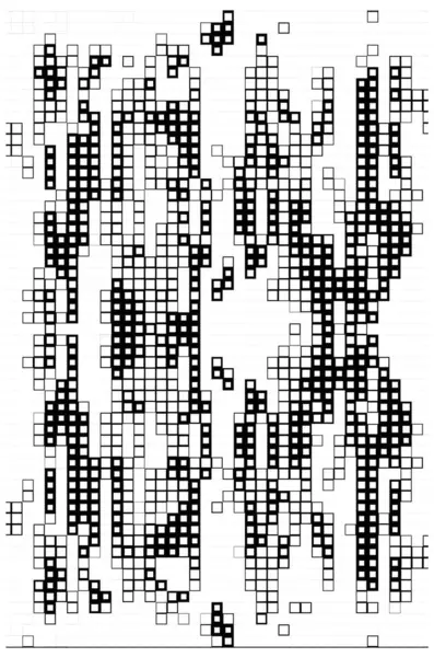 Oberfläche Mit Digitalen Quadraten Tapete Mit Kleinen Pixeln — Stockvektor