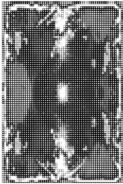Flyer Met Kleine Pixels Behang Met Vierkante Vormen — Stockvector