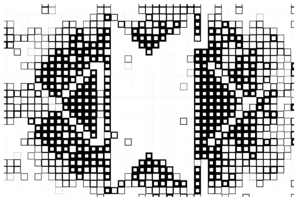 Flyer Small Pixels Wallpaper Square Shapes — Stock Vector