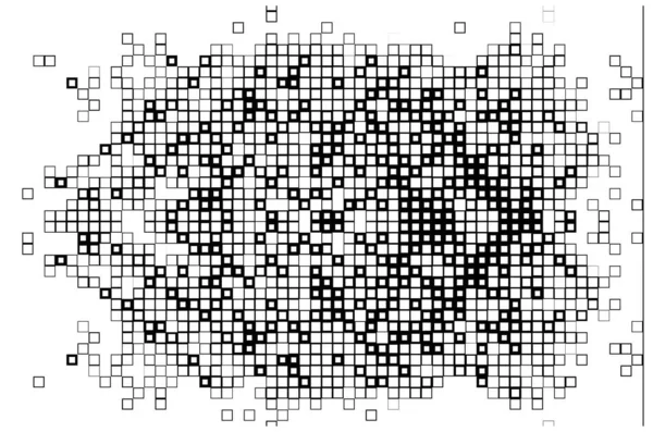 Surface Digital Squares Wallpaper Small Pixels — Stock Vector