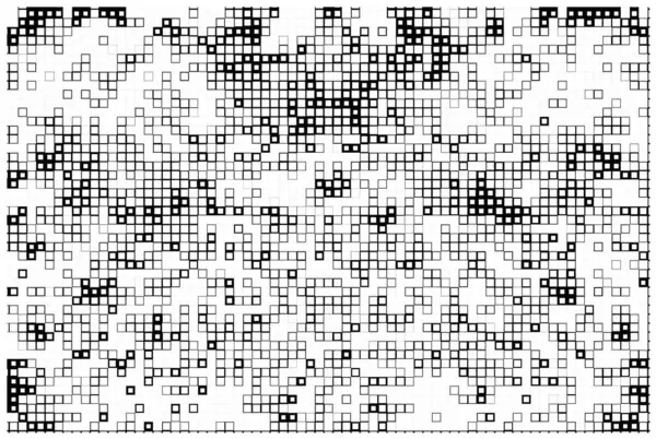 Шаблон Чернилами Пикселей Абстрактный Черный Белый Фон — стоковый вектор