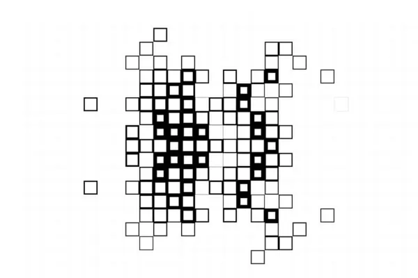 Leták Malými Pixely Tapeta Čtvercovými Tvary — Stockový vektor