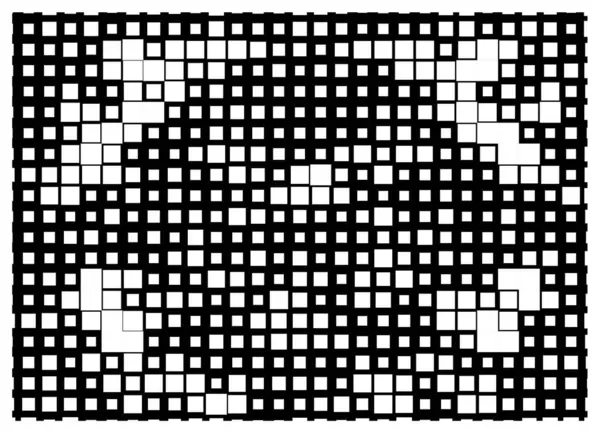 Fondo Abstracto Textura Monocromática Patrón Decorativo Blanco Negro — Archivo Imágenes Vectoriales