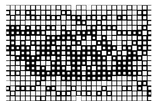 Abstrakter Hintergrund Einfarbige Textur Dekoratives Schwarz Weiß Muster — Stockvektor