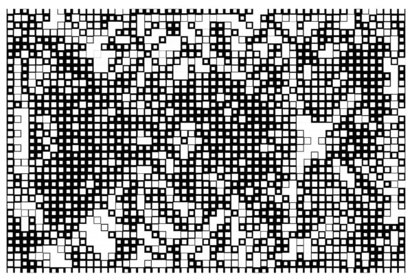 Šablona Digitálními Čtverci Malé Pixely Pozadí — Stockový vektor
