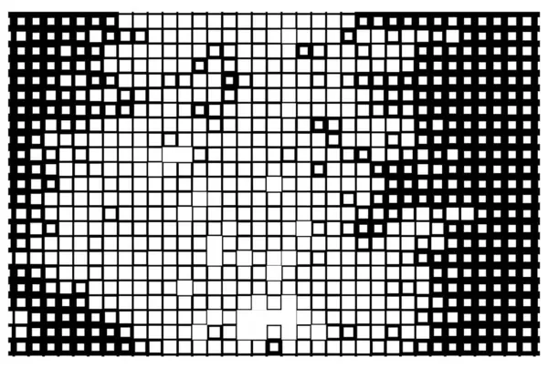 半色调黑白几何图案 — 图库矢量图片