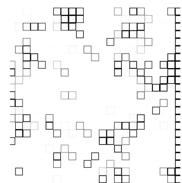 Černá Bílá Abstraktní Geometrická Vzor — Stockový vektor
