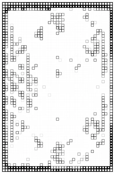 Dijital Kareli Şablon Küçük Piksel Arkaplanı — Stok Vektör
