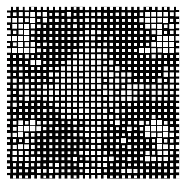 Полутоновый Черно Белый Геометрический Узор — стоковый вектор
