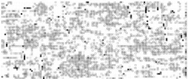 Siyah ve beyaz noktalı resim deseni.