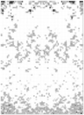 Yarım ton pikselli siyah beyaz arkaplan