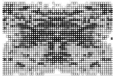 soyut geometrik desen, siyah ve beyaz kareler.