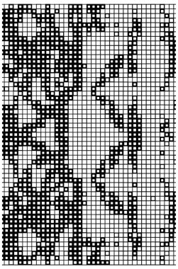 soyut geometrik desen, siyah ve beyaz kareler.