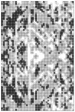 soyut geometrik desen, siyah ve beyaz kareler.