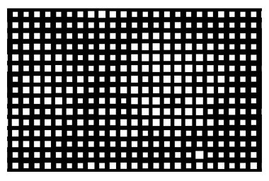Vektör çizimi, siyah ve beyaz geometrik şekiller