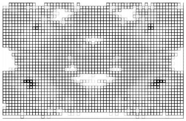 Soyut arkaplan. Monokrom dokusu. Beyaz arkaplanda siyah beyaz çizgiler.