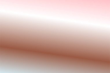 Baby Blue, Burnt Sienna, White, Rosewater renkleriyle renklendirilmiş soyut bulanık arkaplan. Yumuşak bulanık arkaplan. Grafik tasarım, afiş ve web için odaklanmış vektör illüstrasyon şablonu
