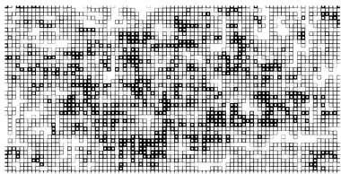 arka planda küçük parçalar var. soyut siyah beyaz illüstrasyon