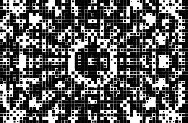 arka planda küçük parçalar var. soyut siyah beyaz illüstrasyon