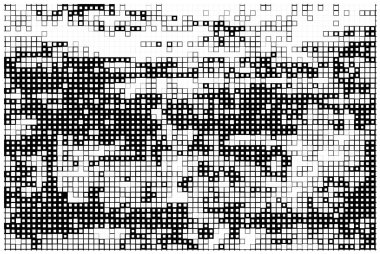 arka planda küçük parçalar var. soyut siyah beyaz illüstrasyon