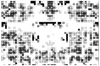 Yaratıcı doku, soyut poster. Siyah beyaz pikselli duvar kağıdı