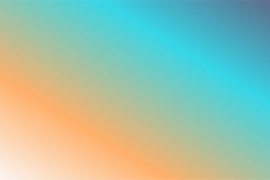 Krem Tangerine Turkuaz Mavi Gri soyut arka plan. Renkli duvar kağıdı, vektör illüstrasyonu