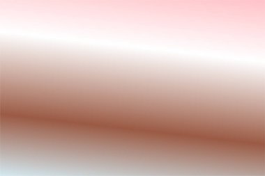 Baby Blue, Burnt Sienna, White, Rosewater renkleriyle renklendirilmiş soyut bulanık arkaplan. Yumuşak bulanık arkaplan. Grafik tasarım, afiş ve web için odaklanmış vektör illüstrasyon şablonu