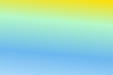 Bebek Mavisi, Turkuaz, Naneli, Altın Renkli Renkli Renkli Soyut Bulanık Gradyan. Yumuşak bulanık arkaplan. Grafik tasarım, afiş ve web için odaklanmış vektör illüstrasyon şablonu