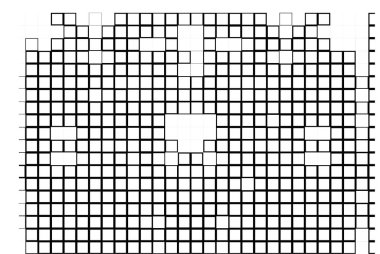 Yarı ton deseni. Grafik vektör arkaplanı. Noktalı noktaların beyaz arkaplanda soyut mozaiği