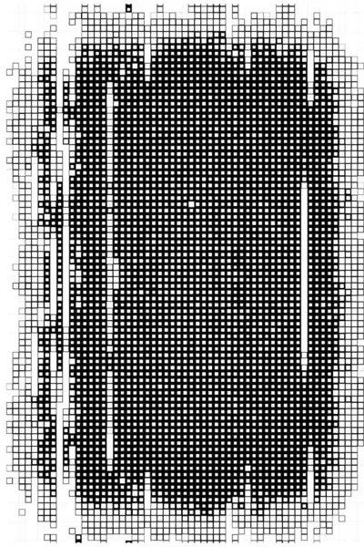 带数字正方形的抽象背景 带有黑白像素的墙纸 — 图库矢量图片