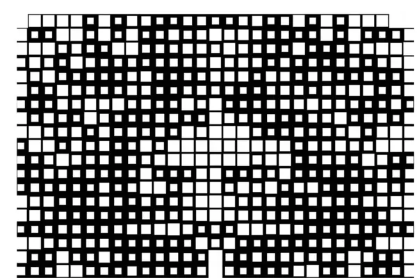 Black White Halftone Pattern — Stock Vector