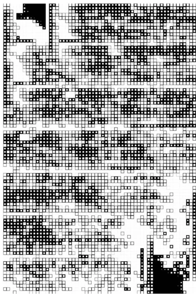 Polotón Pixelated Černobílé Pozadí — Stockový vektor