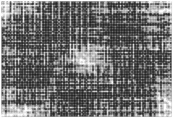 半色调像素化的黑白背景 — 图库矢量图片