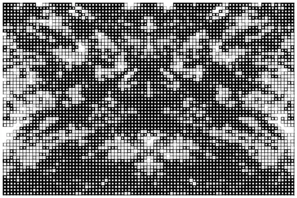 半色调像素黑色和白色背景 — 图库矢量图片