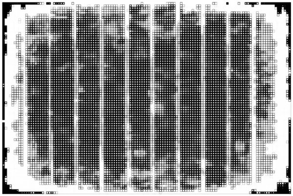 Pixel Medio Tono Fondo Blanco Negro — Vector de stock