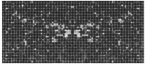 Polotón Pixel Černé Bílé Pozadí — Stockový vektor