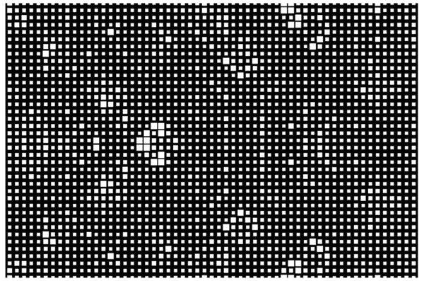 Tečkované Pixelové Abstraktní Monochromatické Pozadí — Stockový vektor