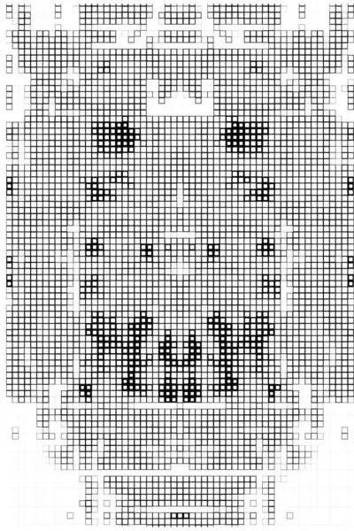 Fond Géométrique Abstrait Noir Blanc Avec Motif Monochrome — Image vectorielle