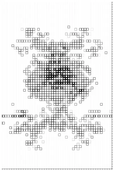 半色调点电路计算机芯片图标为磨擦式 — 图库矢量图片
