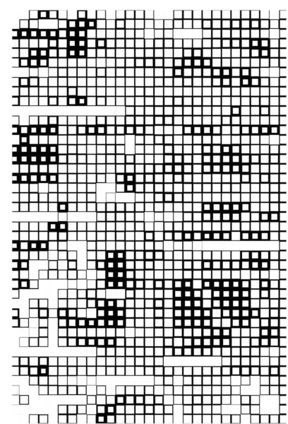 Black White Vector Pattern Dots — Stock Vector