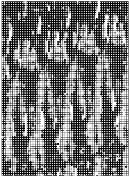 Pozadí Malými Kousky Abstraktní Černobílá Ilustrace — Stockový vektor