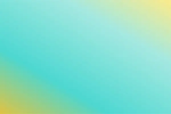 Цветной Абстрактный Размытый Градиентный Фон Жёлтым Тиффани Синим Фризским Цветами — стоковый вектор
