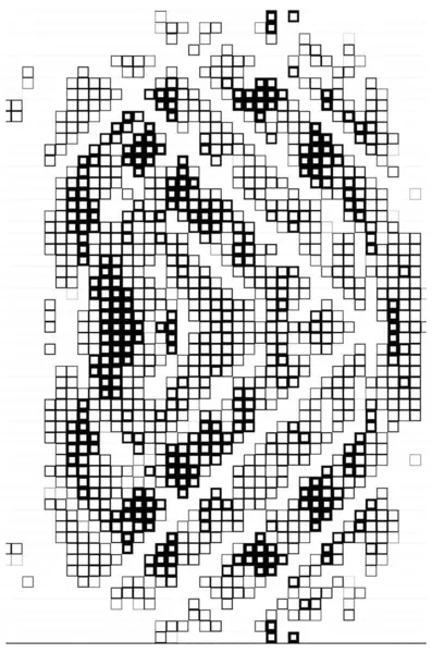 Фон Квадратами Абстрактные Обои Черно Белыми Пикселями — стоковый вектор
