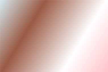 Baby Blue, Burnt Sienna, White, Rosewater renkleriyle renklendirilmiş soyut bulanık arkaplan. Yumuşak bulanık arkaplan. Grafik tasarım, afiş ve web için odaklanmış vektör illüstrasyon şablonu