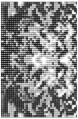 Kareler, vektör illüstrasyonlu soyut siyah beyaz arkaplan