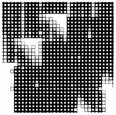 soyut piksel siyah ve beyaz geometrik arkaplan