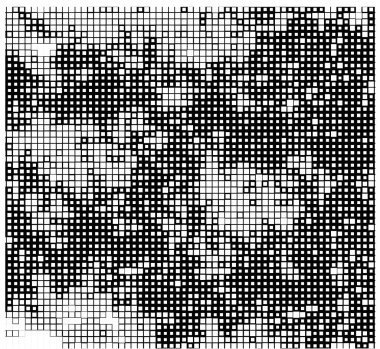 soyut piksel siyah ve beyaz geometrik arkaplan